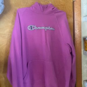 Purple Champion hoodie- Size XXL